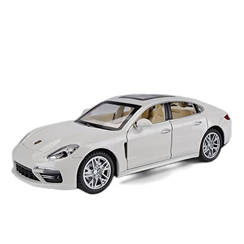 shuishuicui 1 24 Für Porsche Palamela Alloy Sportwagenmodell Diecast Pull Back Toys Fahrzeugsammlung Geschenkdisplay(Weiß) von shuishuicui