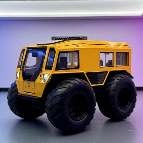 shuishuicui 1 24 Für Russland All-Terrain SHERP Geländewagen Legierung Auto Modell 5,9 Zoll Desktop Dekoration Serie Spielzeug Display Junge Mädchen Geschenk(Yellow) von shuishuicui