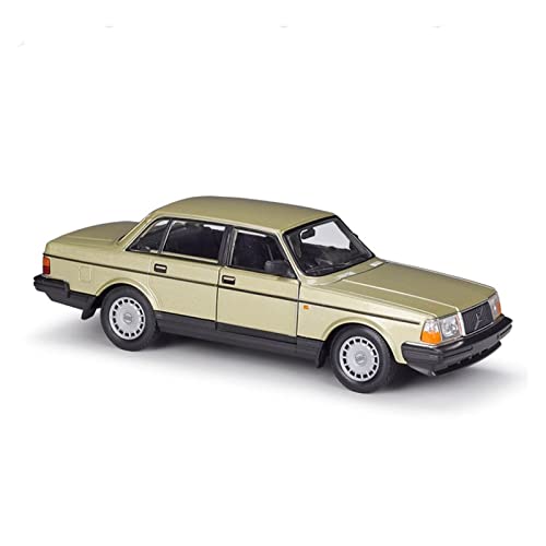 shuishuicui 1 24 Für Volvo 240 GL Hohe Simulation Modellauto Legierung Metall Spielzeugauto Geschäftsgeschenk(Brass) von shuishuicui