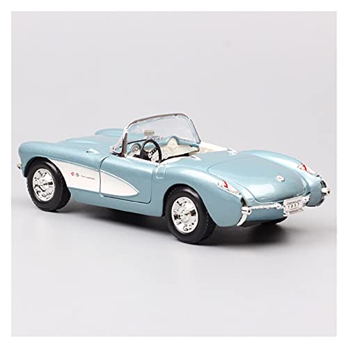 shuishuicui 1 24 for Chevrolet Corvette 1957 Roadster Simulation Legierung Auto Modell Sammlung Geschenk Spielzeug Handwerk(2) von shuishuicui