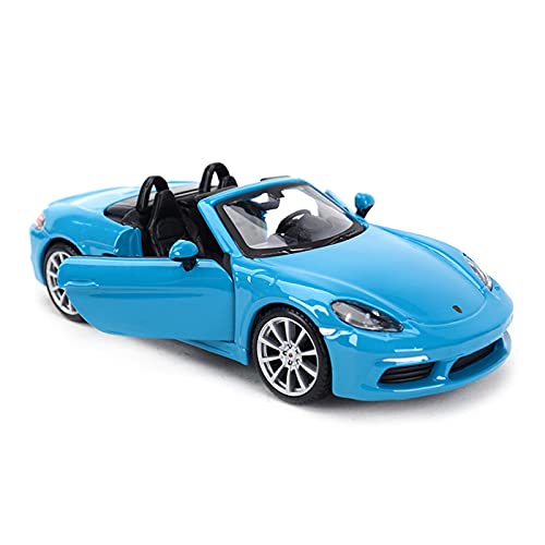 shuishuicui 1 24 for Porsche 718 Boxster Sportwagen Statische Legierung Diecast Fahrzeugsammlung Modellauto Spielzeug Handwerk(2) von shuishuicui