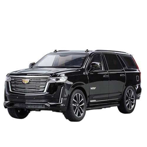 shuishuicui 1 24 für Cadillac Escalade Legierung Auto Modell Sammlung 20CM Spielzeug Sammlung Dekorative Schreibtisch(Black) von shuishuicui