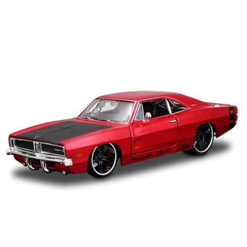 shuishuicui 1 24 für Dodge 1969 ChargerR/T Auto Metalllegierung Automodell Ornament Spielzeug Dekoration Schreibtisch Sammlung Männer Jungen Geschenk von shuishuicui