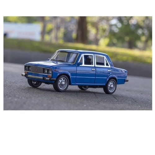 shuishuicui 1 24 für Lada 2106 Automodell Blau Metall Spielzeug 18 cm Schreibtischdekoration Gedenksammlung Für Männer Und Frauen von shuishuicui