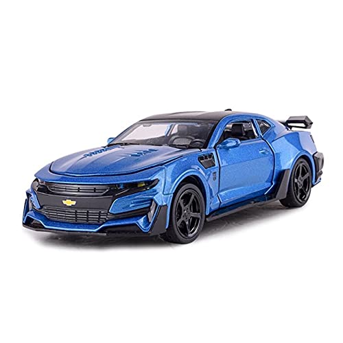 shuishuicui 1 32 Für Chevrolet Camaro Sportwagen Simulation Legierung Diecast Auto Modell Junge Sammlung Dekoration Geschenk Spielzeugauto(2) von shuishuicui