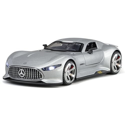 shuishuicui 1 32 Für Mercedes-Benz AMG GT Sportwagen Legierung Modell Miniaturisierte Dekorative Schreibtisch Sammlung Souvenir Jungen Spielzeug(Silver) von shuishuicui