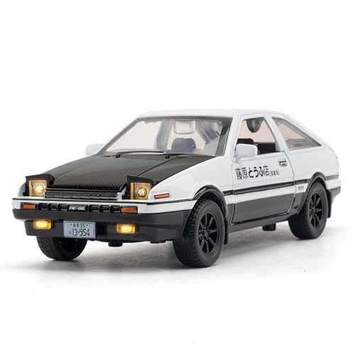 shuishuicui 1 32 Für Toyota AE86 Sportwagen Legierung Automodell 5,9 Zoll Dekoratives Schreibtischspielzeug Boomerang Sammlung Souvenir Geschenk(Black) von shuishuicui