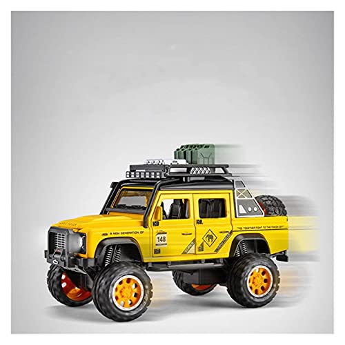 shuishuicui 1 32 SUV Simulation Legierung Diecast Pickup Automodell Metall Zurückziehen Kindergeschenksammlung Spielzeugauto(2) von shuishuicui