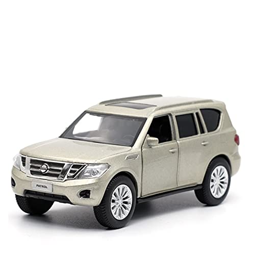 shuishuicui 1 36 for Nissan Patrol Y62 Diecast Diecast Auto SUV Modell Zurückziehen Kinder Geschenk Sammlung Spielzeugauto(2) von shuishuicui