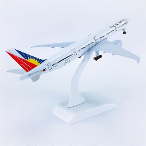 shuishuicui 1 400 für Boeing 777-300er für Philippine Airlines Legierung Flugzeug Modell 18CM Dekoration Schreibtisch Luftfahrt Display Sammlung Jungen Männer von shuishuicui