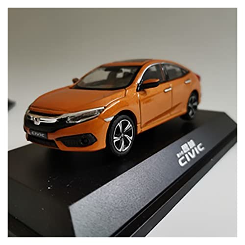 shuishuicui 1 43 Diecast Fahrzeug Für Honda Civic Simulation Legierung Automodell Sammlerstücke Aus Metall(Orange) von shuishuicui