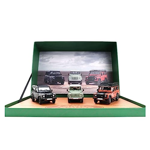 shuishuicui 1 43 Diecast Fahrzeug Für Land Rover Defender DREI-Auto-Simulationslegierung Geländewagenmodell Sammlerstück von shuishuicui