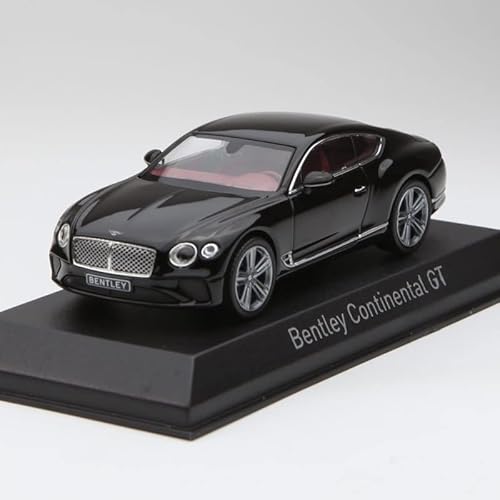 shuishuicui 1 43 Für Bentley Continental GT 2018 Simulation Alloy Sports Car Static Metal Model Vehicles Collectibles(Schwarz) von shuishuicui