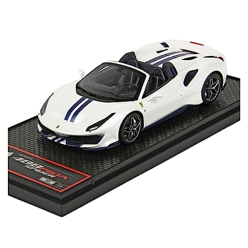 shuishuicui 1 43 Für Ferrari 488 Pista Spider Simulation Sportwagen Modell Static Diecast Vehicles Collection Geschenk(Blau) von shuishuicui