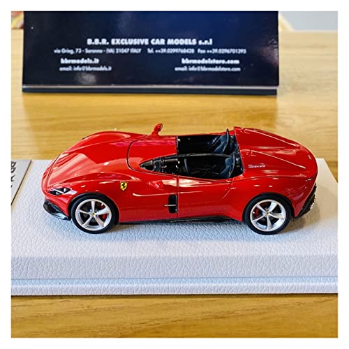 shuishuicui 1 43 Für Ferrari Monza SP2 Simulation Harz Sportwagen Modell Static Diecast Fahrzeuge Sammlung Geschenk(Rot) von shuishuicui