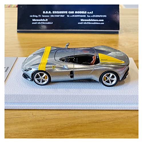 shuishuicui 1 43 Für Ferrari Monza SP2 Simulation Harz Sportwagen Modell Static Diecast Fahrzeuge Sammlung Geschenk(Silber) von shuishuicui