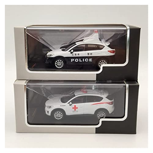 shuishuicui 1 43 Für Mazda CX5 2013 Japanische Polizei/KRANKENWAGEN Legierung Automodell Statische Diecast Fahrzeugsammlung Ornament(2pcs) von shuishuicui