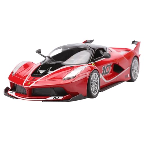 shuishuicui 1 64 für Ferrari FXX K Legierung Auto Modell 19CM Dekorative Schreibtisch Spielzeug Boomerang Sammlung Memorial Geschenk(Red) von shuishuicui