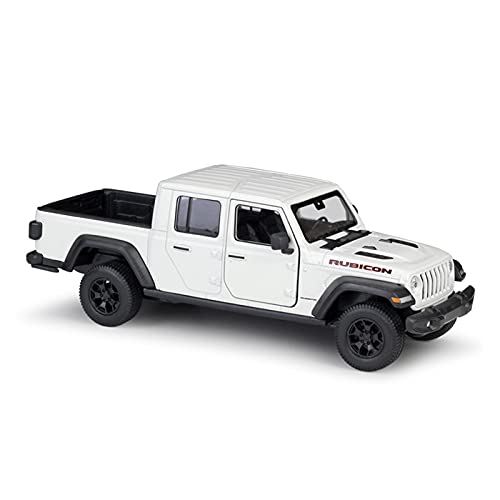 shuishuicui 1:27 Für Jeep Gladiator Geländewagen Hohe Simulation Zinklegierung Automodell Als Werbegeschenk(Weiß) von shuishuicui