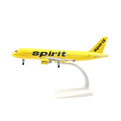 shuishuicui 20 cm Für Spirit Airlines A320 Flugzeuge Druckguss-Metallmodell Airbus 320 Falltransport von shuishuicui