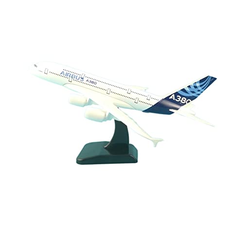 shuishuicui 20cm Für A380 Flugzeugmodell 1 400 Druckguss Metalllegierung Flugzeugmodell Halterung Handwerk Geschenk Spielzeug(B) von shuishuicui