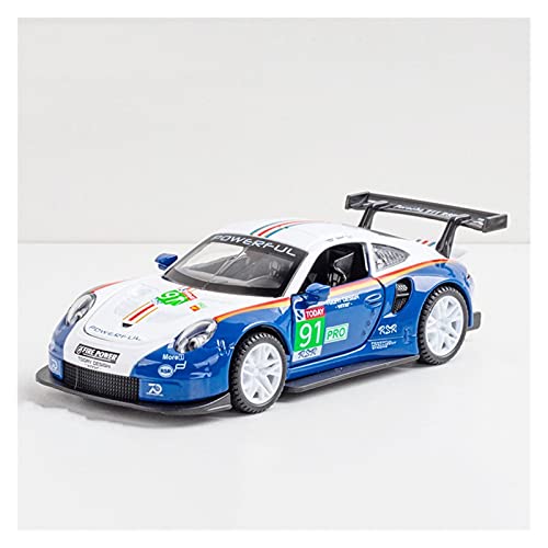 shuishuicui Diecast-Fahrzeug Im Maßstab 1 32 Für Porsche-Legierung Sound Und Licht Ziehen Zurück Rennmodell Spielzeugsammlung Kindergeschenk(Taglia unica) von shuishuicui