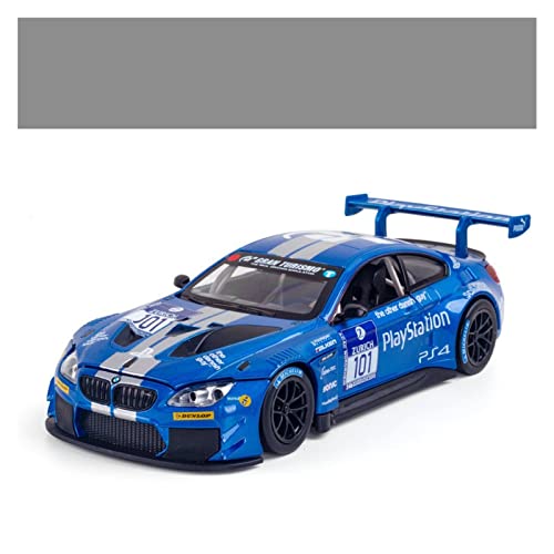 shuishuicui Für 1 24 M6 GT3 M4 DTM Le Mans Racing Schwungrad Hochglanz Sport Racing Modell Metalldruckguss(Taglia unica) von shuishuicui