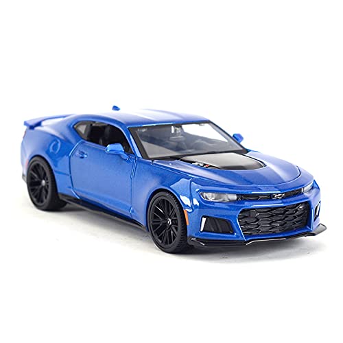 shuishuicui Für Chevrolet Camaro ZL1 2017 Sportwagen 1 24 Legierung Diecast Pullback Automodell Display Ornamente(Blau) von shuishuicui