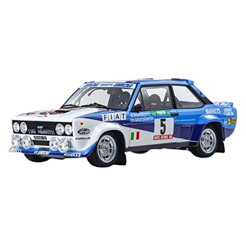 shuishuicui Für FIAT FIAT 131 Abalt Rally1980 Portugal # 5 Rally Model Ornament 1 18 von shuishuicui