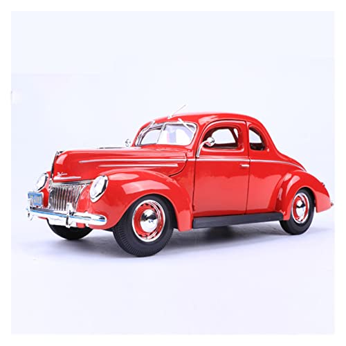 shuishuicui Für Ford Deluxe Coupe 1939 1 18 Simulationslegierung Oldtimer-Modelldekorationssammlung(Rot) von shuishuicui