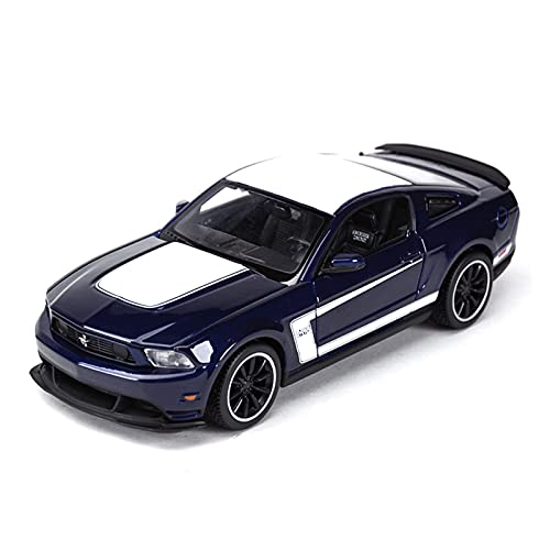 shuishuicui Für Ford Mustang Boss 302 Sportwagen 1 24 Zinklegierung Simulation Zurückziehen Automodell Für Erwachsene Geschenk(Blau) von shuishuicui