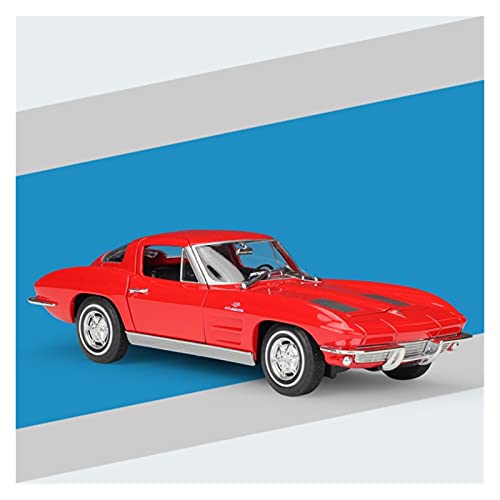 shuishuicui Maßstab 1 24 Diecast Für Chevrolet 1963 Corvette Simulation Legierung Automodell Sammlung Geschenk Dekoration Handwerk von shuishuicui