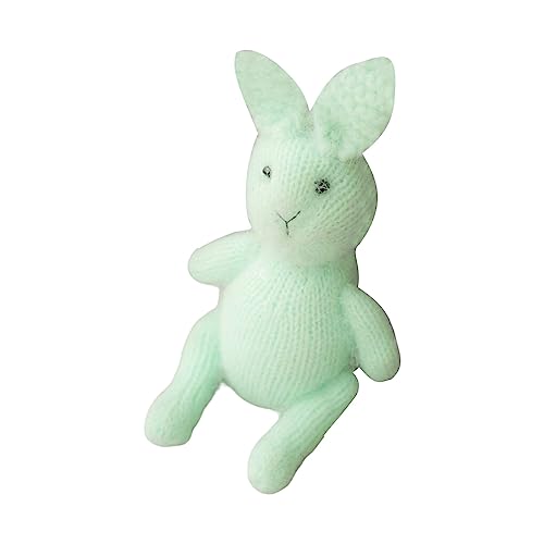 siduytin Neugeborene Fotografie Requisiten Cartoon gestrickter Mohair Hase Schießen Kleinkind Jungen Mädchen Werkzeug Spielzeug für Babyparty Vollmond, Geben Sie 5 ein von siduytin