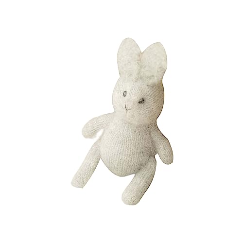 siduytin Neugeborene Fotografie Requisiten Cartoon gestrickter Mohair Hase Schießen Kleinkind Jungen Mädchen Werkzeug Spielzeug für Babyparty Vollmond, Geben Sie 8 ein von siduytin