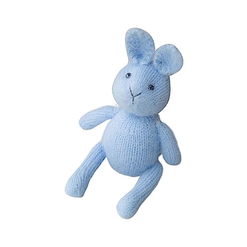 siduytin Neugeborene Fotografie Requisiten Cartoon gestrickter Mohair Hase Schießen Kleinkind Jungen Mädchen Werkzeug Spielzeug für Babyparty Vollmond, Geben Sie 9 ein von siduytin