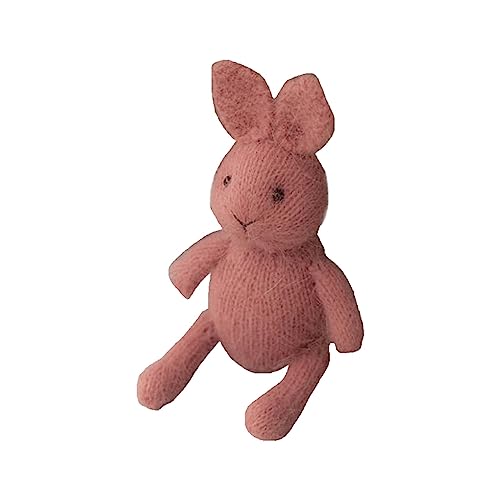 siduytin Neugeborene Fotografie Requisiten Cartoon gestrickter Mohair Hase Schießen Kleinkind Jungen Mädchen Werkzeug Spielzeug für Babyparty Vollmond, Typ 2 von siduytin