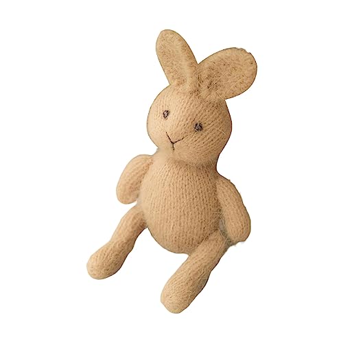 siduytin Neugeborene Fotografie Requisiten Cartoon gestrickter Mohair Hase Schießen Kleinkind Jungen Mädchen Werkzeug Spielzeug für Babyparty Vollmond, Typ 3 von siduytin