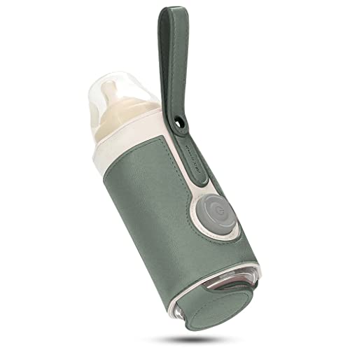 siduytin Universal Milchflaschenwärmer, 3 stufig, USB Babybeutel, Temperaturregelung, Heizung, Zubehör, Auto, draußen, Reisen, Grün von siduytin