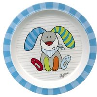 SIGIKID 25195 Melamin Kinderteller Hase Ringel Dingel von sigikid