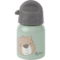 SIGIKID 25377 Kleine Trinkflasche Bär aus Edelstahl, 250ml von sigikid