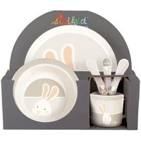 SIGIKID 25405 Geschirr-Set Hase Vanilla, 6-teilig von sigikid