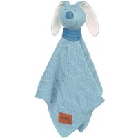 SIGIKID 39603 Strick-Schnuffeltuch Hase blau Knitted Love Baby Kollektion von sigikid