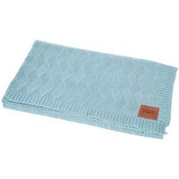 SIGIKID 39739 Baby-Strickdecke blau von sigikid