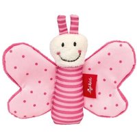 SIGIKID 42834 Baby Greifling mit Rassel Schmetterling pink RedStars von sigikid