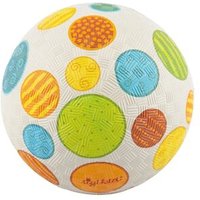 SIGIKID 43090 Kleiner Spielball aus reinem Naturkautschuk, Motiv bunte Patches, 12 cm von sigikid