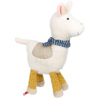 SIGIKID 43239 Kuscheltier Lama Patchwork Sweety Yellow von sigikid