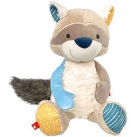 SIGIKID 43289 Kuscheltier Waschbär - Patchwork Sweety von sigikid