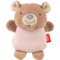 Sigikid 31263 - Knister-Greifling Bär mit Rassel, braun/rosa, 14 cm, Musselin/Teddystoff, sigibaby Sigikid 31263 - Knister-Greifling Bär mit Rassel, braun/rosa, 14 cm, Musselin/Teddystoff, sigibaby von sigikid