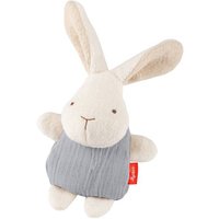 Sigikid 31266 - Knister-Greifling Hase mit Rassel, weiß/grau, 15 cm, Musselin/Teddystoff, sigibaby Sigikid 31266 - Knister-Greifling Hase mit Rassel, weiß/grau, 15 cm, Musselin/Teddystoff, sigibaby von sigikid