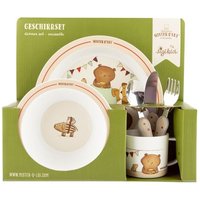 Sigikid 52919 - Kinder-Geschirr-Set Mister OLui, rPET von sigikid